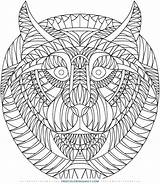 Coloring Mandala Animal Pattern Welcome Pages Kleurplaten Daily Haven Creative Books Angular Insanely Intricate Animals Adult Book Choose Board sketch template