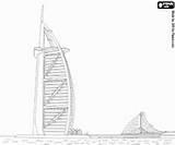 Burj Khalifa Arab Sketch sketch template