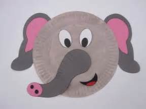 elephant paper plate