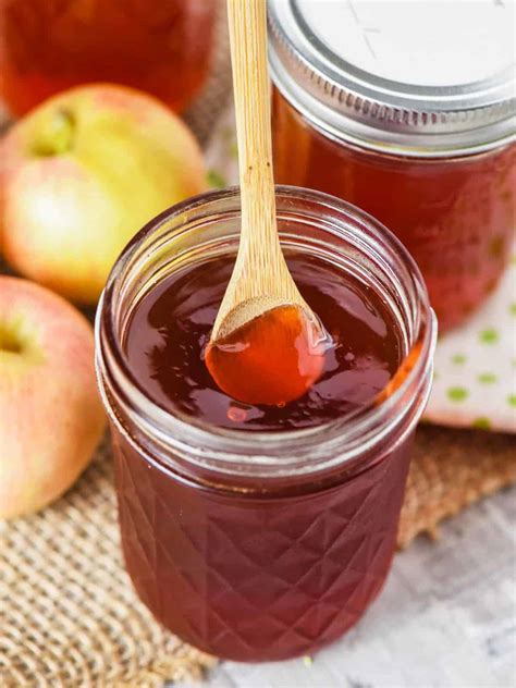 homemade apple jelly recipe adventures  mel