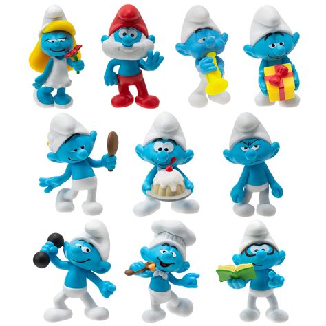 buy  smurfs  anniversary classic figure  pack features