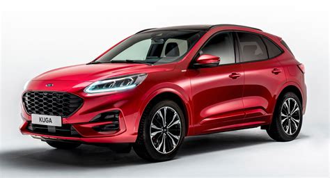 ford kuga reinvents    stylish suv   electrified options carscoops