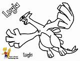 Lugia Pages Shadow Coloring Pokemon Colouring sketch template