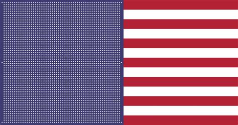 flag of the united states with a star for every county vexillology