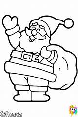 Santa Claus Noel Papá Christmas Coloring Pages Para Drawing Navidad Imprimir Animado Papa Dibujo Colorear Dibujos Svenska Sueco Con Visit sketch template