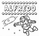 Alfredo sketch template