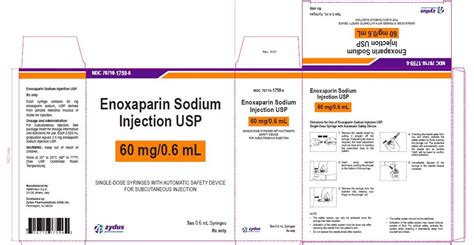 enoxaparin sodium injection fda prescribing information side effects