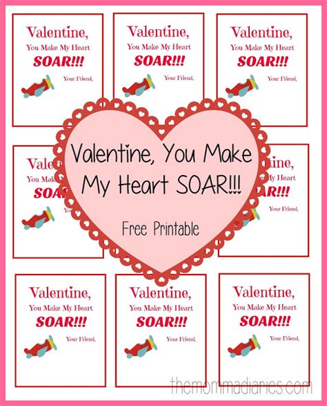 valentine    heart soar  printable  momma diaries