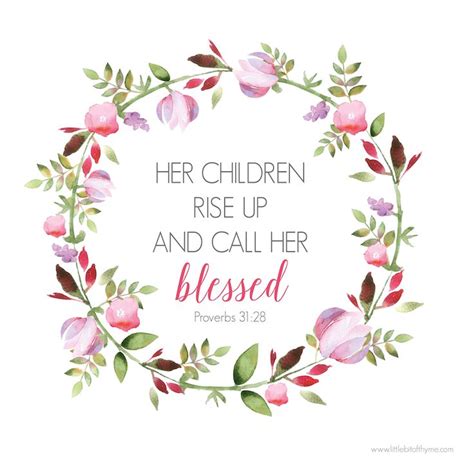 proverbs  mothers day  bit  thyme faith