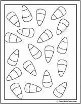 Candy Corn Coloring Pages Color Print Colorwithfuzzy sketch template