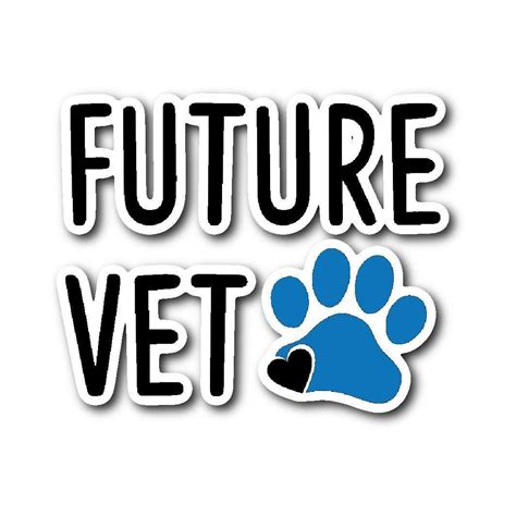 future vet sticker veterinary vets vet medicine
