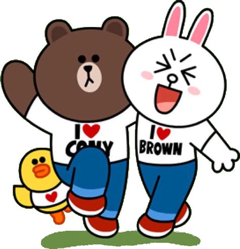shopping special line friends brown cony clipart full size clipart 1110425 pinclipart