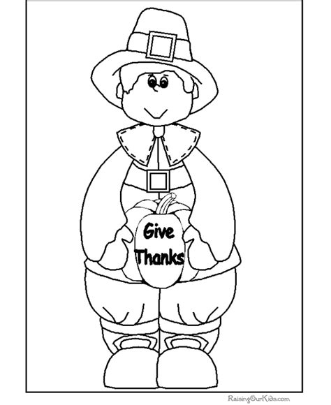 kid thanksgiving coloring pages  print