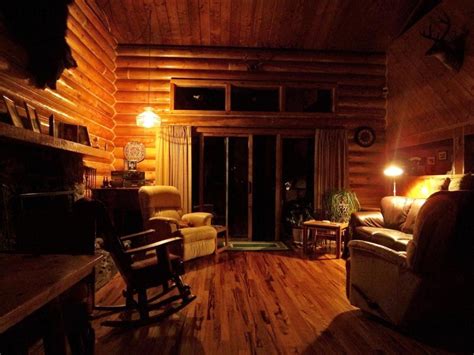 time log cabin interior