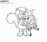 Spongebob Esponja Arenita Imprimir Colorir Squirrel Mewarnai Stepandy Mejillas Squarepants Tudodesenhos Pintarcolorear Coloringhome Squiddi sketch template