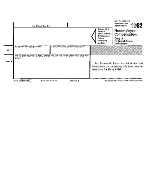 form irs  nec fill  printable fillable blank pdffiller
