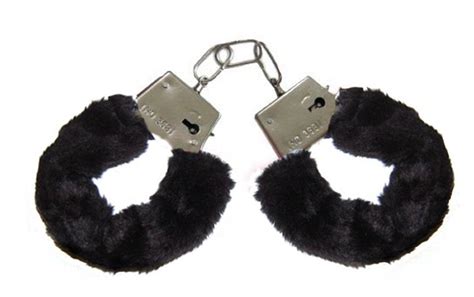 Furry Fuzzy Handcuffs Soft Metal Adult Sex Night Sexy