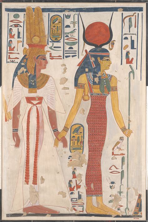 Charles K Wilkinson Queen Nefertari Being Led By Isis