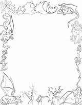 Coloring Border Flower Pages Frame Vector Borders Getdrawings Color Getcolorings Witch Frames Wixmp Api Da sketch template