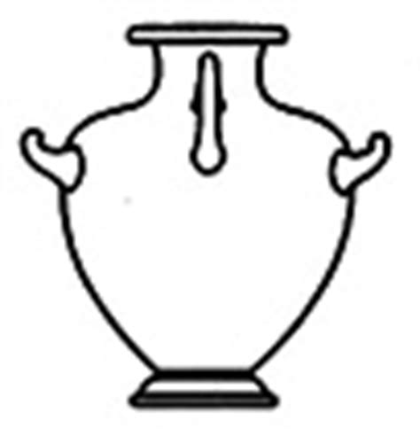 greek vase outline clipart