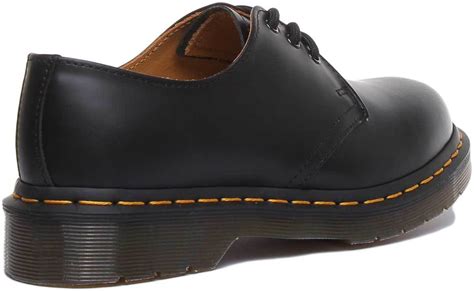 dr martens  unisex leather  cut casual black shoes sizes uk   ebay
