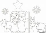 Nativity Coloring Pages Printable sketch template