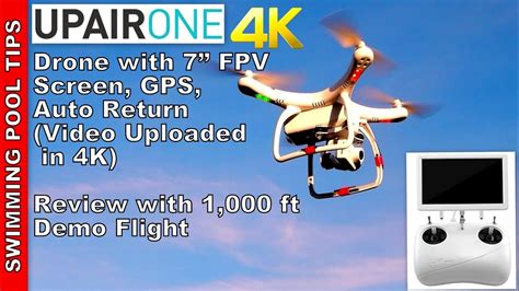 upair  drone  camera  fvp screen gps  mile   range   review