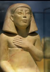 Supposedly Only These Caucasian Looking Fake Egyptian Statues Had Their