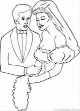 Coloring Pages Bride Groom Colouring Comments Coloringhome sketch template