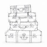 Suitcase Drawing Open Stack Getdrawings Book Diagram Coloring Wiring Electrical Auto sketch template