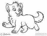 Coloring Pages Wolf Puppy Baby Cute Cub Printable Wolves Print Anime Puppies Kids Lineart Color Dog Clipart Getcolorings Stepandy Library sketch template