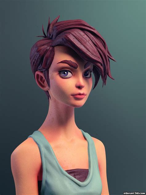Another Girl Olivier Couston Female Character Design 3d Character
