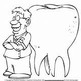 Tandarts Muela Kleurplaten Dentista Zahnarzt Dentist Muelas Kies Dientes Dentiste Higiene Malvorlage Primaria Pasta Beroepen Stimmen sketch template