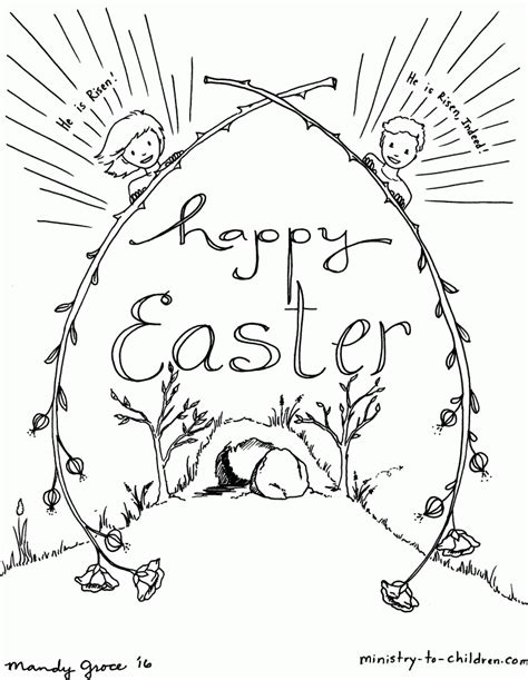 easter coloring pages  sunday school coloring home
