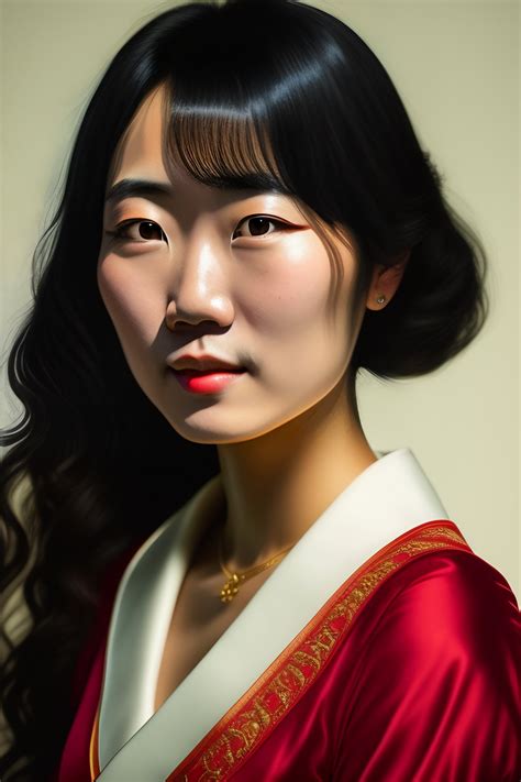 Lexica Self Portrait Of Miki Sato Japanese Av