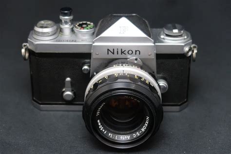 nikon  vintage slr film camera  nikkor mm  lens etsy