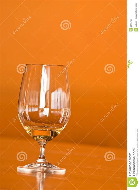 Wine Glass With Window Reflections Stock Image Image Of