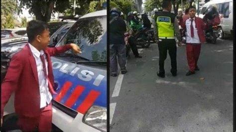 ditilang polisi remaja siswa marah marah minta sila ke 5 pancasila ditegakkan aksinya viral