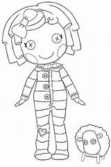 Coloring Pages Lalaloopsy Getcolorings Peanut sketch template