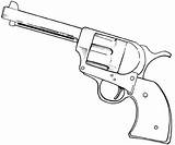 Coloring Gun Colt Pages Cowboy Pistol Guns Drawings Para Pistolas Colorear Tattoo Dibujos Drawing Outline Army Dibujo Revolver Gif Rifle sketch template