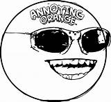 Annoying Orange Coloring Sheets Pages Template sketch template
