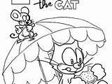 Felix Cat Pages Coloring Getcolorings sketch template