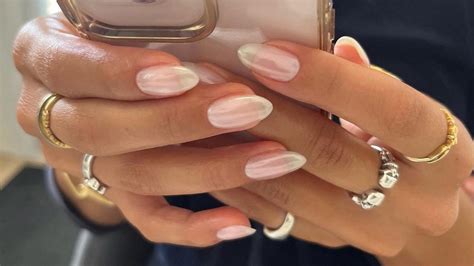 bubble gloss nails   perfect sheer mani  spring