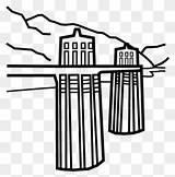 Hoover Dam Pinclipart sketch template