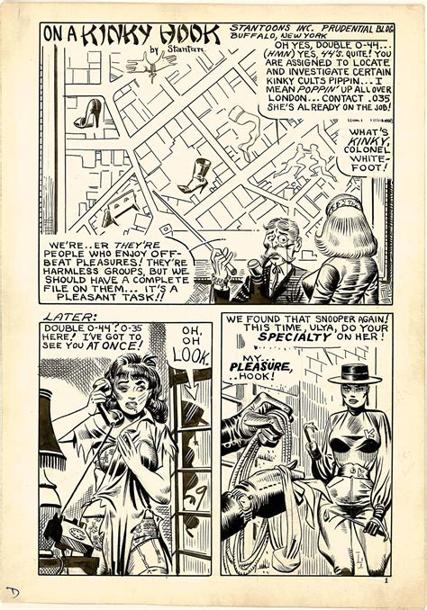 eric stanton and steve ditko on a kinky hook page 1 1966 for sale at 1stdibs
