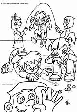 Coloring Playing Pages Children Kids Library Clipart School sketch template