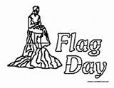 Flag Coloring Pages Betsy Ross Making First Colormegood Flagday Holidays sketch template