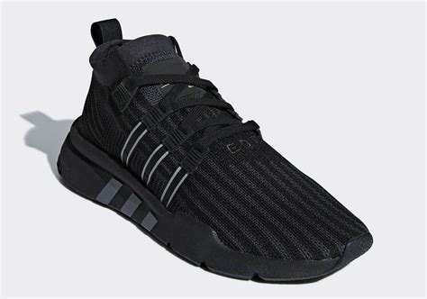 adidas eqt support mid adv pk core black drops october st sneakernewscom