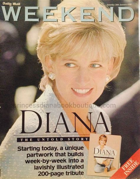 Todays Princess Diana Rare Collectible Weekend Magazine From January