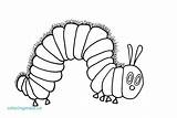 Caterpillar Hungry Coloring Very Pages Printables Butterfly Cocoon Template Color Drawing Getcolorings Getdrawings Printable Print Colorings sketch template
